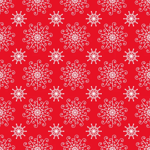 Dlaždice Vzor Bezešvé Bílými Květinovými Ornamenty Červené Květinová Textura Pro — Stock fotografie