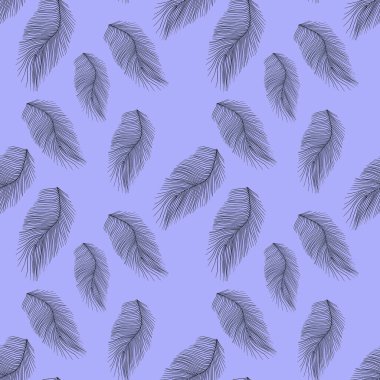 Elle çizilmiş yumuşaklık tüyleri ile kusursuz desen, düğün dekorasyonu için harika, ambalaj kağıdı, arka plan, kumaş baskısı, web sayfası arka plan, duvar kağıdı,.