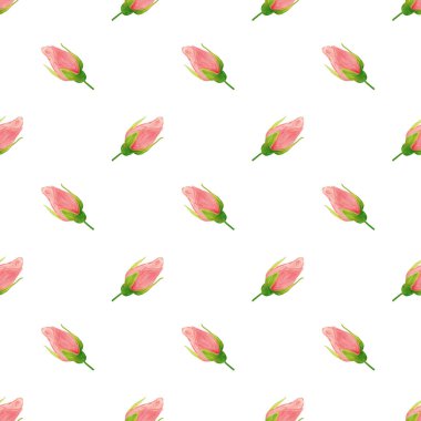 Beyaz arka planda gül çiçekleri el yapımı guaj, yağsız desenli yağlı boya nazikçe. Web sayfaları için arka plan, düğün davetiyeleri, tarih kartlarını kaydet.