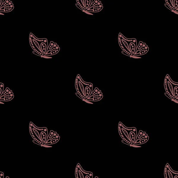 布や装飾のためのシームレスなパターン 蝶アートの背景デザイン ギフトペーパー パターンフィル ウェブページの背景 春と夏のグリーティングカードに最適です — ストック写真