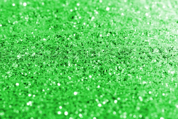 Wazig Groen Glitter Textuur Feestelijke Abstracte Achtergrond Werkstuk Voor Design — Stockfoto