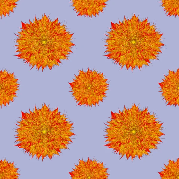 Sommer Blumen Dahlie Nahtlose Muster Florale Illustration Auf Grauem Hintergrund — Stockfoto