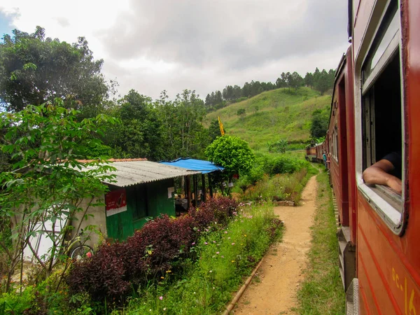 Blick Vom Kandy Auf Die Teeplantagen Hochland Von Sri Lanka — Stockfoto