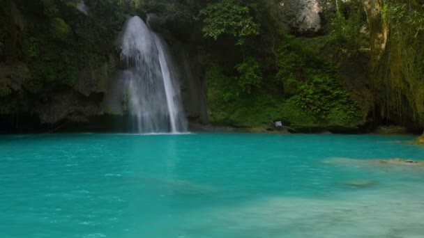 Kawasan Falls Desfiladero Montaña Selva Tropical Isla Cebú Filipinas Paisaje — Vídeos de Stock