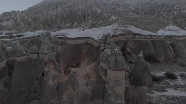 Vallée Pasabag Avec Beaucoup Cheminées Fées Cappadoce Vallée Des Moines — Video