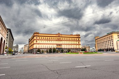 Fsb ve Kgb karargahı tarafından Lubyanka Meydanı.