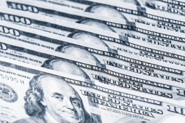 ABD para 100 banka notları.