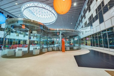 En yeni Skolkovo Teknopark Binası, İçişleri.