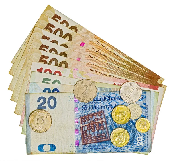 Dinero de Hong Kong . — Foto de Stock