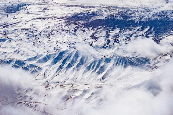 Vista desde la ventana del avión. —  Fotos de Stock