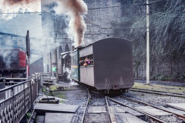 Buhar dar hat tren.