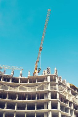 İnşaat alanının görüntüsü.