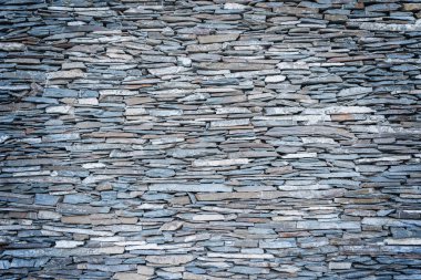 Çit taşlardan yapılmış bir parçası.