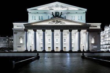 Moskova büyük tiyatro.