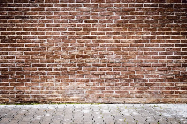 Brown brick wall. — Stock Photo, Image