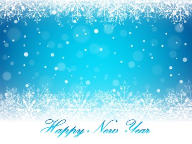 Noel kar taneleri ve rüzgârla oluşan kar yığını.