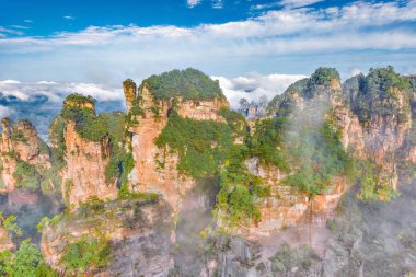 Zhangjiajie orman park.