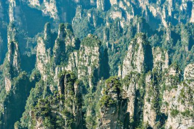 Renkli uçuruma görünümünü gündoğumu.