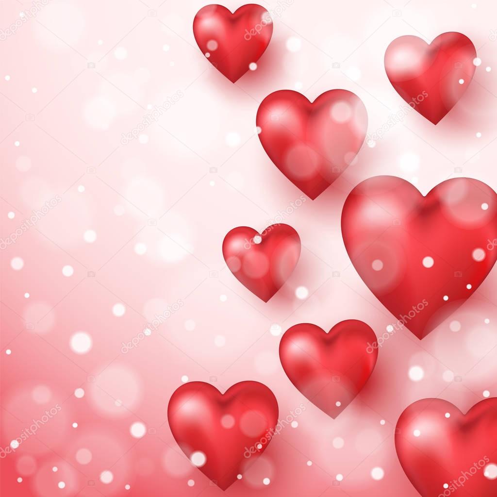 Abstract background to Valentine s day.