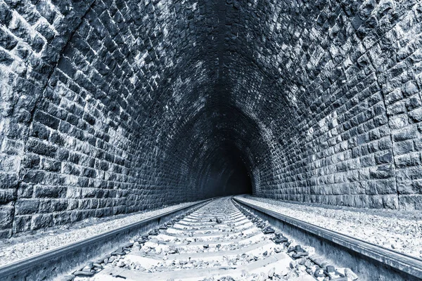 View of the old tunnel. Circum-Baikal Railway. Russia. — Stock Photo, Image