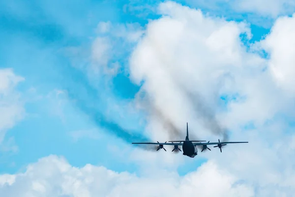 Freight military plane. — Stock Photo, Image