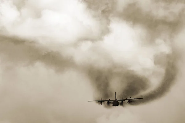 Freight military plane. — Stock Photo, Image