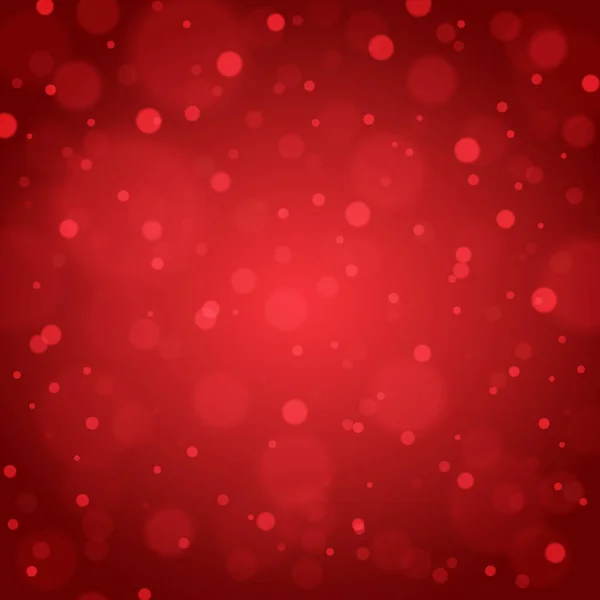 Verschwommene Kreise auf dem roten Hintergrund. Vektorillustration. — Stockvektor