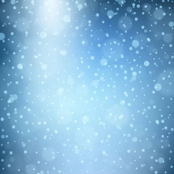 Kerst sneeuwvlokken op kleurrijke achtergrond. Vectorillustratie. — Stockvector