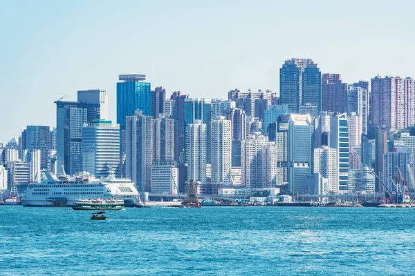 香港港口的日景. — 图库照片