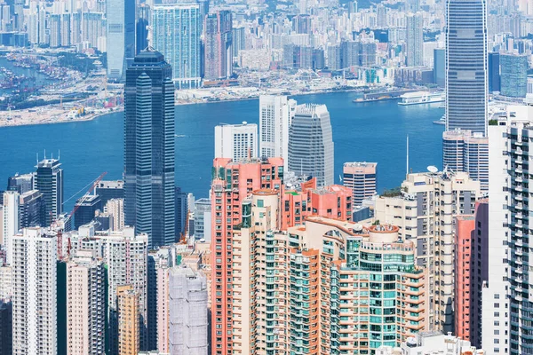 Blick auf die Innenstadt von Hongkong. — Stockfoto