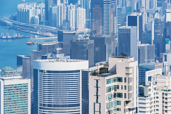 Blick auf die Innenstadt von Hongkong. — Stockfoto