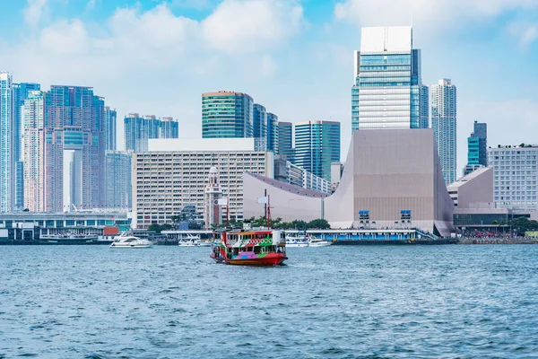 白天的九龙半岛城市景观。香港. — 图库照片