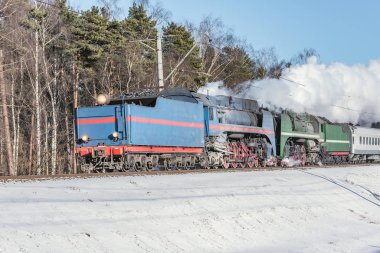 Retro tren kış saatinde hareket eder.