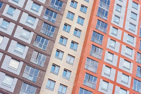 Balcons Fenêtres Nouvel Immeuble — Photo