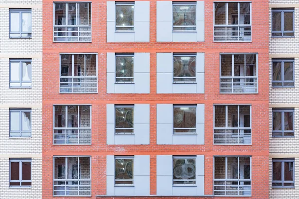 Balcons Fenêtres Nouvel Immeuble — Photo