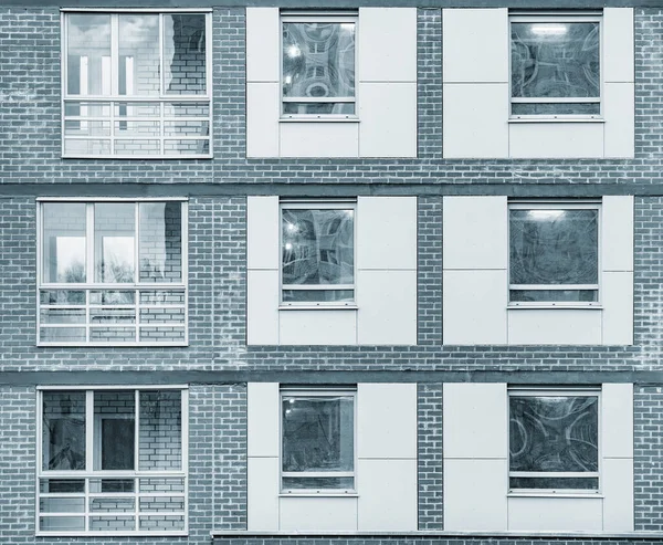 Balconies Windows New Apartment House — Stock Photo, Image