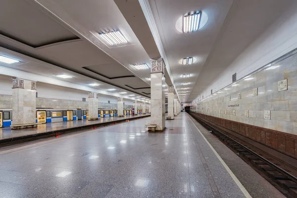 Moskou Rusland September 2019 Nacht Metrostation Uitzicht Nachts — Stockfoto