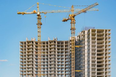 Konut inşaat İnşaat sitenin görünümünü.