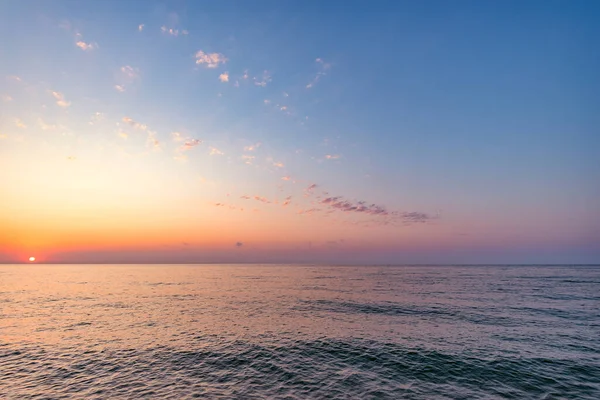 Cielo Colorido Sobre Mar Atardecer — Foto de Stock