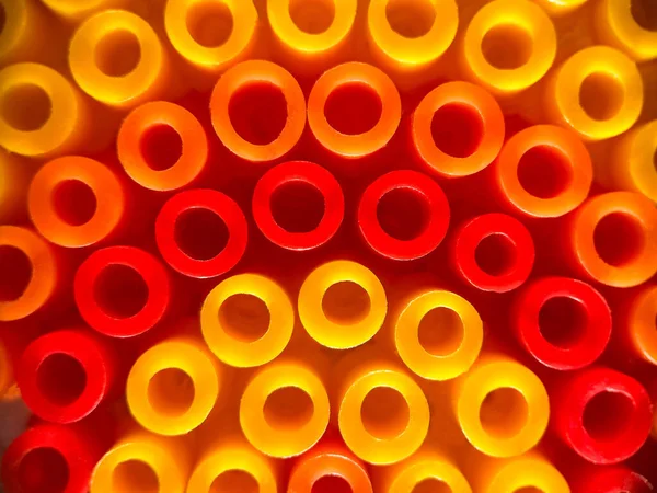 Vista Abstrata Dos Círculos Coloridos — Fotografia de Stock
