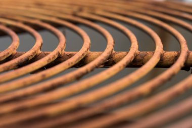 Rusty Grate 'in Yakın Görüntüsü