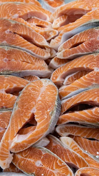 Fish exposed in fish market for sale to the consumer Stock Image