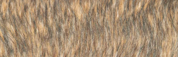 一个蓬松的深褐色绒毛织物的特写 背景质地 棕色人造纤维 可用作背景 玩具娃娃或衣服 以环保方式取代天然毛皮 — 图库照片