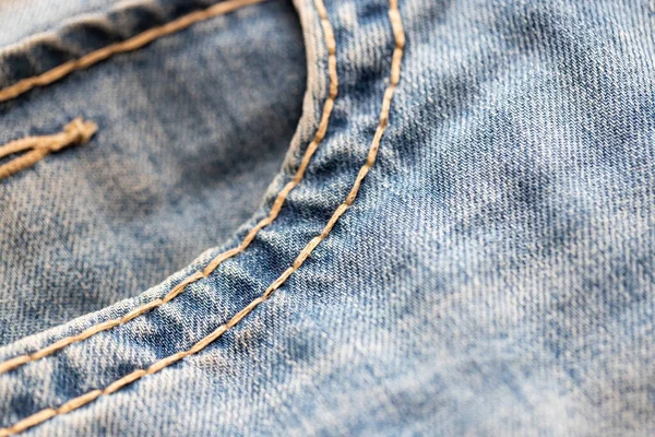 Κοντινό Πλάνο Μπλε Υφής Denim Τζιν Τζιν Φόντο Χώρο Για — Φωτογραφία Αρχείου