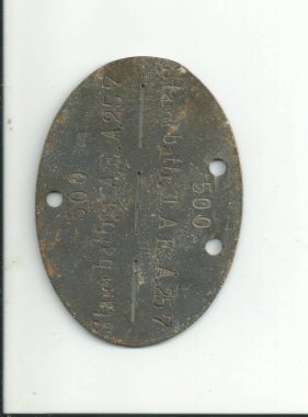 Alman ordusu 2. Dünya Savaşı hatırası. Tarama 1200dpi