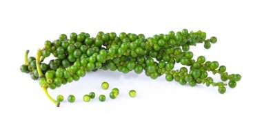 beyaz zemin üzerine karabiber