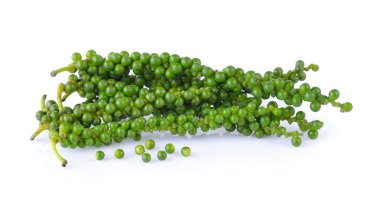 beyaz zemin üzerine karabiber