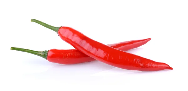 Papryka chili na białym gruncie — Zdjęcie stockowe