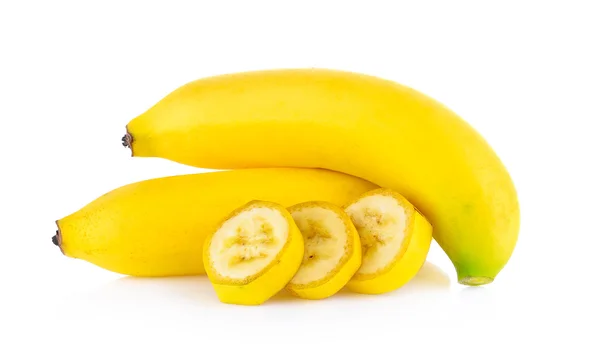 Bananas isolated on the white background — Stock Photo, Image