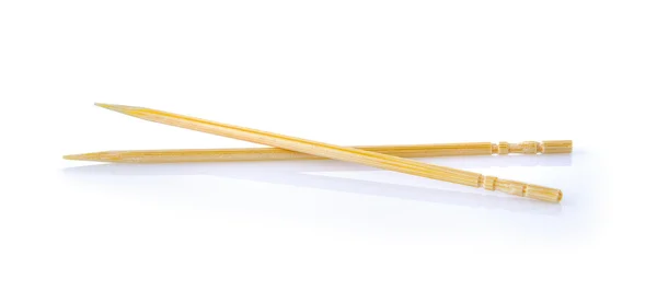 Toothpick on white background — Stock Photo, Image